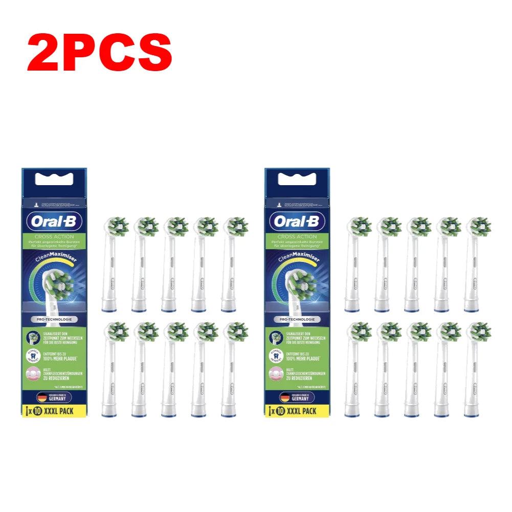 10-50PCS Brush Heads Replacement Electric Toothbrush Heads Soft Professional Electric Toothbrush Heads For Oral-B Cross Action