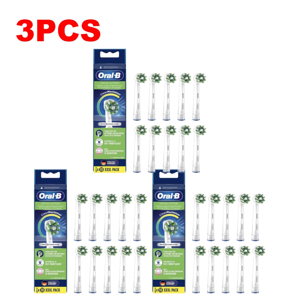 10-50PCS Brush Heads Replacement Electric Toothbrush Heads Soft Professional Electric Toothbrush Heads For Oral-B Cross Action