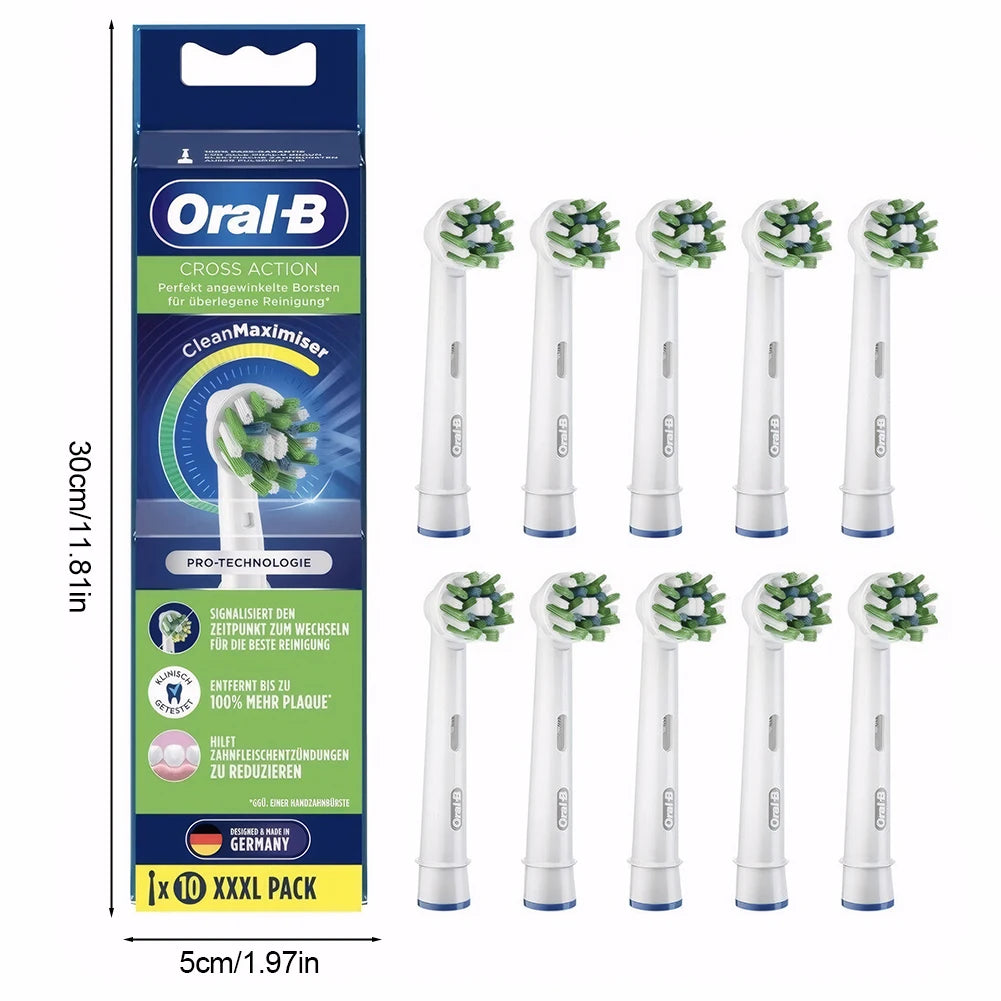 10-50PCS Brush Heads Replacement Electric Toothbrush Heads Soft Professional Electric Toothbrush Heads For Oral-B Cross Action